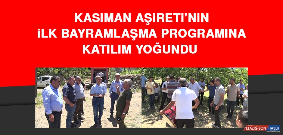 Kasıman Aşireti'nin ilk bayramlaşma programına katılım yoğundu